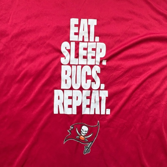 Tampa Bay Buccaneers Polyester Performance Style Athletic Shirt size XL - Picture 3 of 5